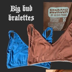 Two Big Bud Bedroom bralettes